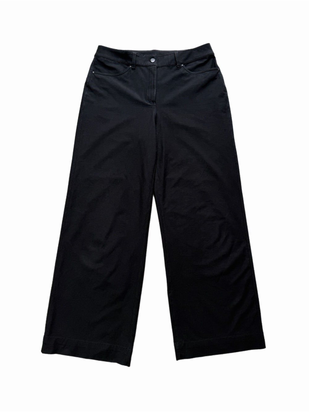Lululemon City Sleek 5 Pocket High Rise Wide Leg Pants Full Length 31 Minimalist